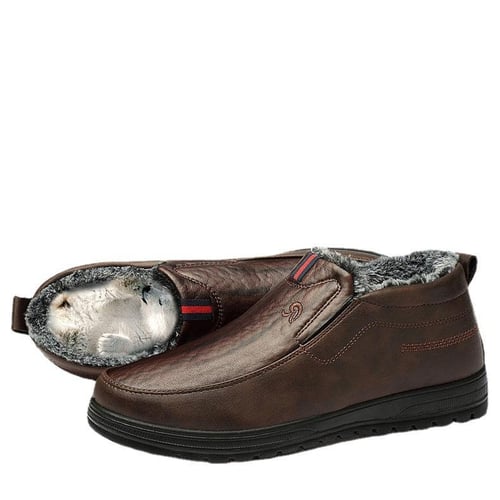 Fur hot sale shoes mens
