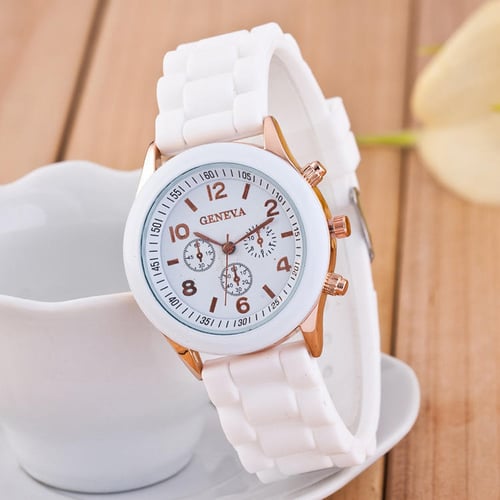 New Fashion Classic Silicone Women S Watch Simple Wrist Watch