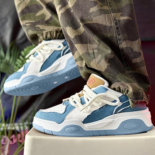 Chunky Sneakers Men Soft Sole Running Shoes Fashion Casual