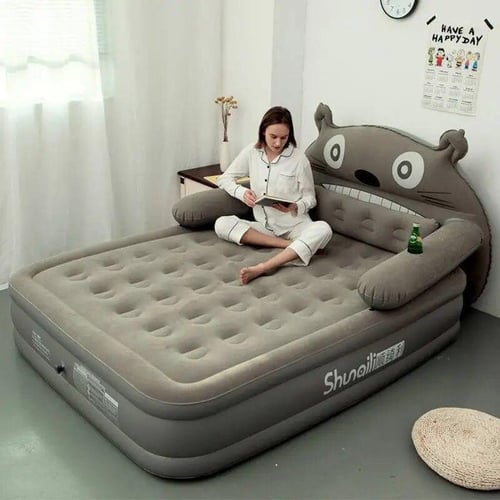 AutomatIc Inflatable Sleeping Bed 2 Person Air Mattress Thickened Portable Car Outdoor Lazy Cushion Self Driving Camping buy AutomatIc Inflatable