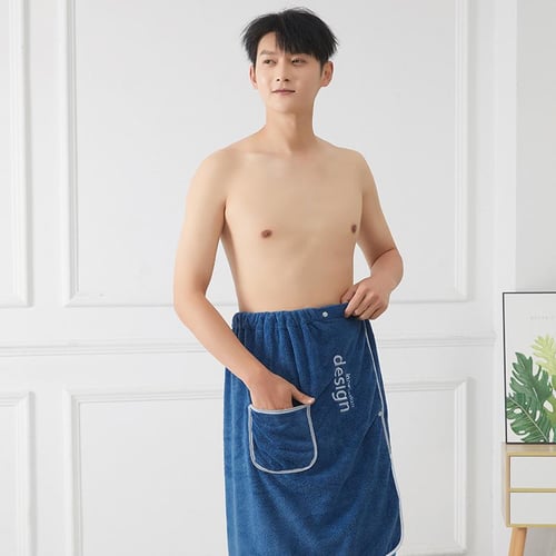 Mens shower towel best sale