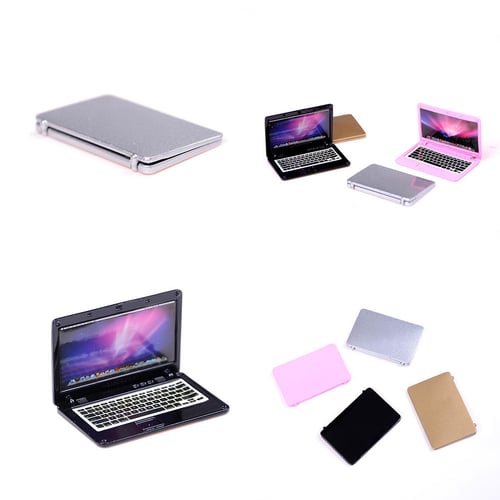 Doll House BJD Scene MINI Laptop Computer Doll Accessories For
