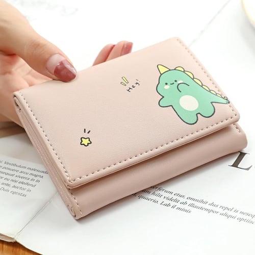 Women Wallets 4 Color Money Bags Short Cute Small Purse Women s Student Card Holder Girl ID Bag Card Holder Coin Purse buy Women Wallets 4 Color