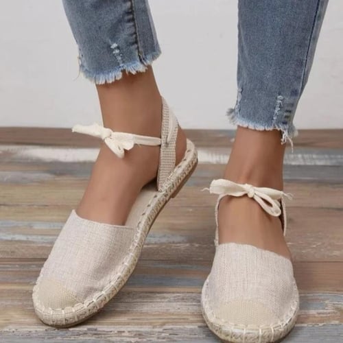 Fashion Women s Shoes Flat Heel Rope Womens Flats Lace Up