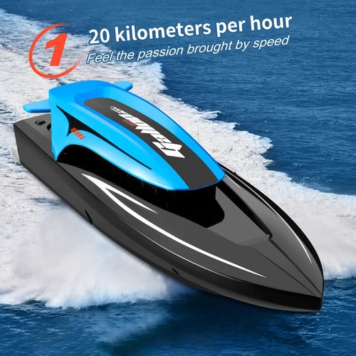 High speed remote shop control boat