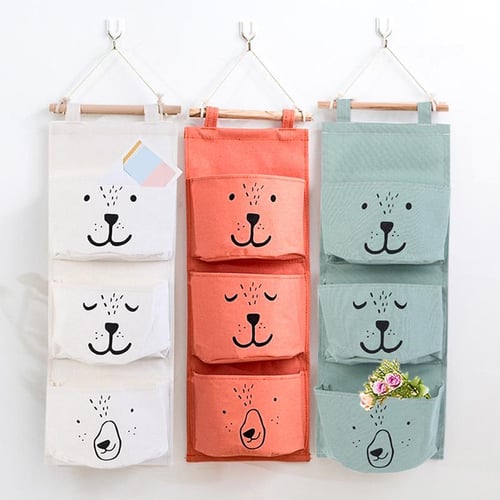 Wall hanging sales storage pouches
