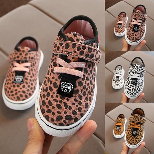 Childrens leopard print shoes clearance