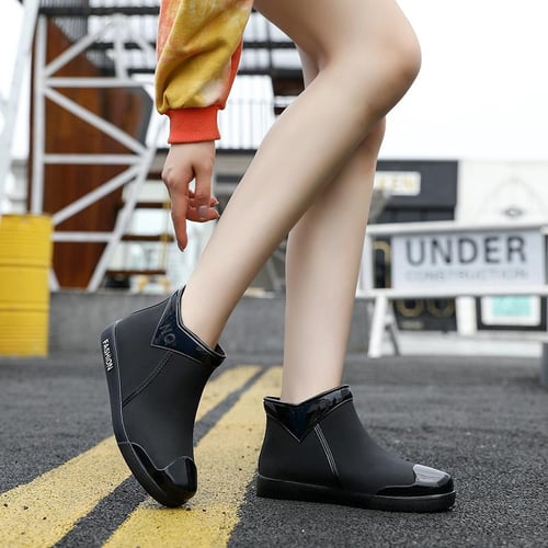 Waterproof rubber shoes for sale ladies