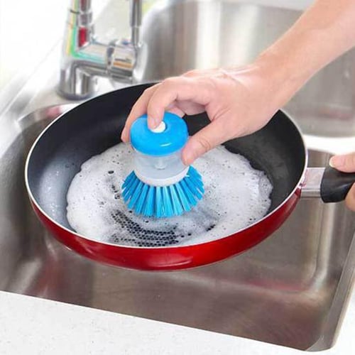 Cleaning brushes with dish soap sale