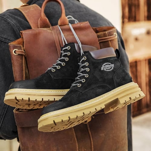 Autumn Winter Genuine Leather Men Boots Waterproof Outdoor Ankle Boots For Men Tooling Boots buy Autumn Winter Genuine Leather Men Boots Waterproof