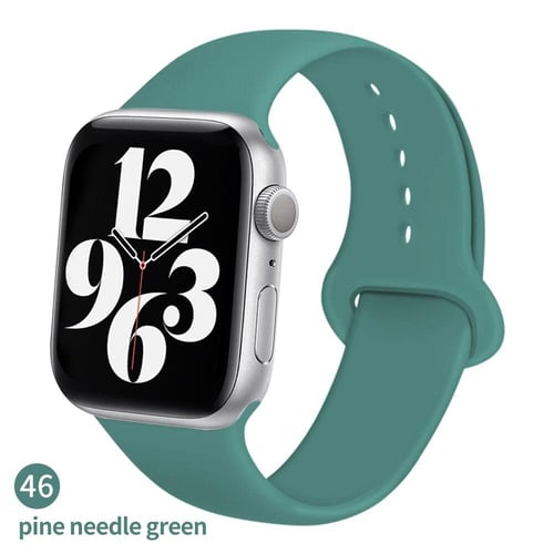 Silicone band For Apple Watch strap 44mm 40mm 42mm 38mm 42 mm
