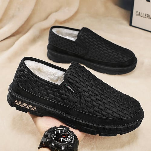Fur lined 2025 loafers mens