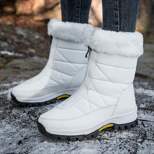 Ladies white clearance boots for sale