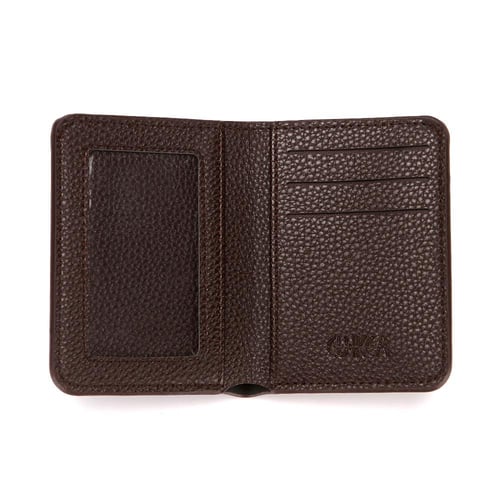 PU Leather Black Brown Change Money Short Wallet Pouch New Style