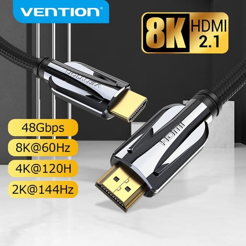 Vention HDMI 2.1 Cable High Speed 8K 48Gbps HDMI Cable Compatible