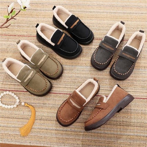 Leather house shoes ladies store