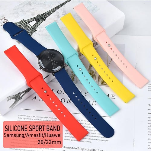 Samsung active best sale silicone band 20mm