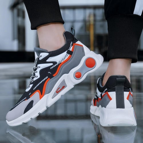 2023 New Summer Men S Shoes Breathable Flying Woven Lace Up