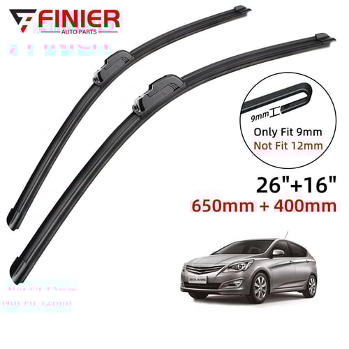 2PCS Wiper Blades For Hyundai Solaris 2010 2017 26
