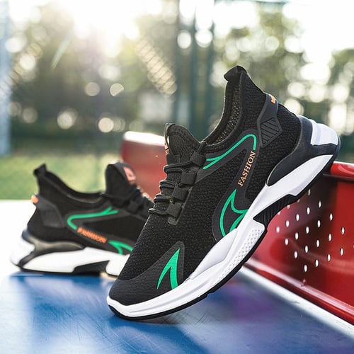 Wearing running shoes casually on sale