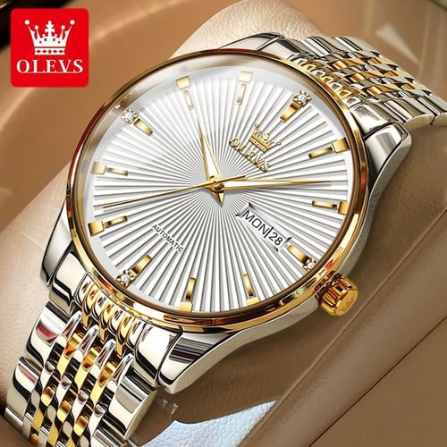 Olevs automatic watch review on sale