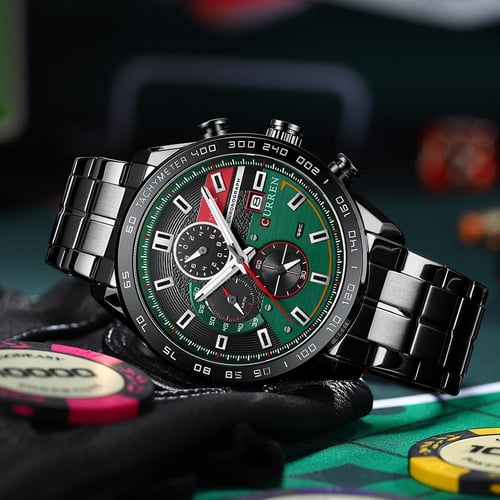 Mens watches metal band outlet