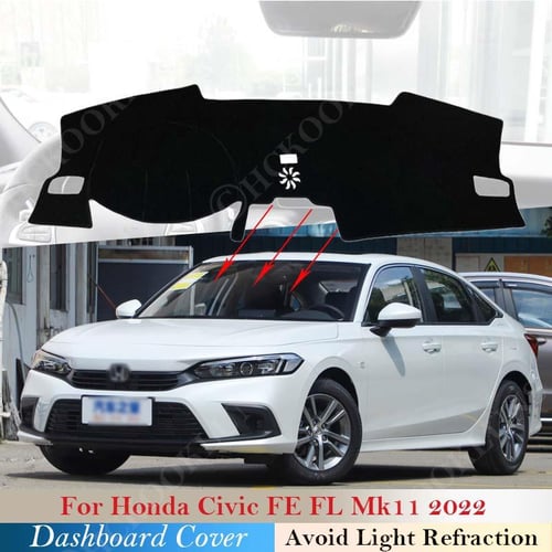Dashboard Cover Dash Board Mat Carpet Pad for Civic FE FL Mk11 2022