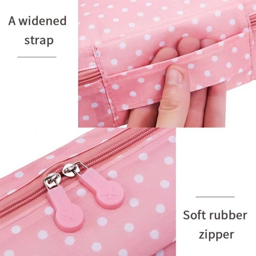 Multi compartment makeup bag outlet