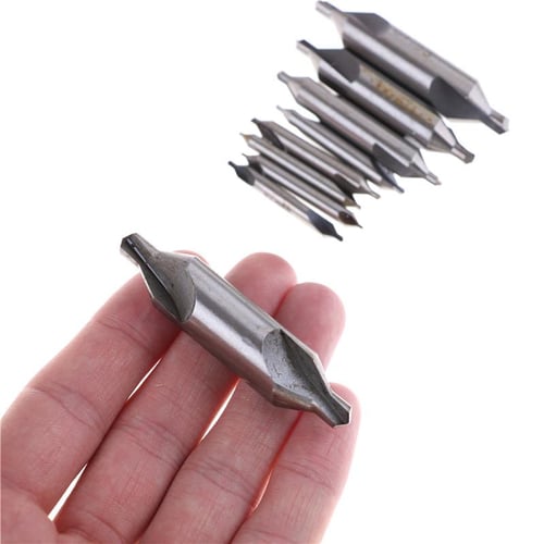60 Degree Center Drill Countersink Set Angle Bits Hss Lathe Mill