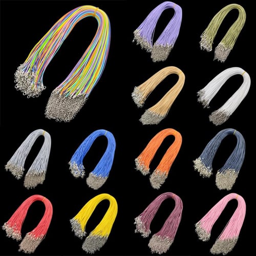 Mens braided rope top necklace