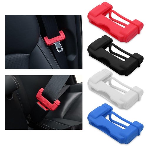 Seat belt buckle protector clearance
