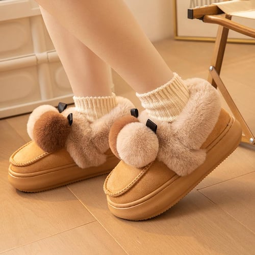 Womens moccasin house slippers deals