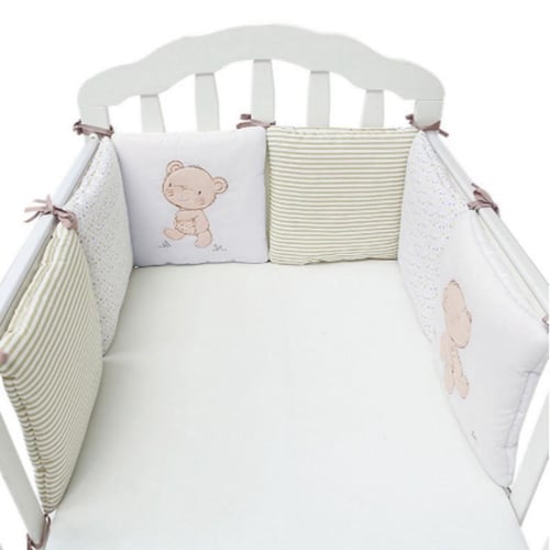 Crib padding safety top