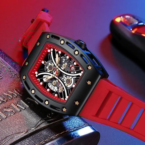 MINI FOCUS brand watch domineering barrel men s watch curved