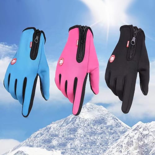 Unisex touchscreen winter thermal warm cycling bicycle bike deals ski outdoor camping hiking motorcycle gloves sports full finger