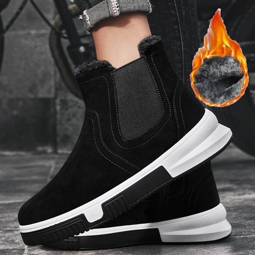 Men's winter warm velvet boots outlet