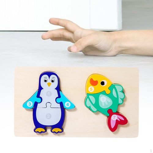 Montessori Wooden Puzzle Colors And Shapes Toys Cognitive