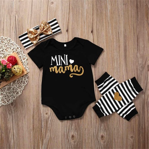 Newborn Infant Baby Girls Outfits Clothes Romper Jumpsuit Bodysuit