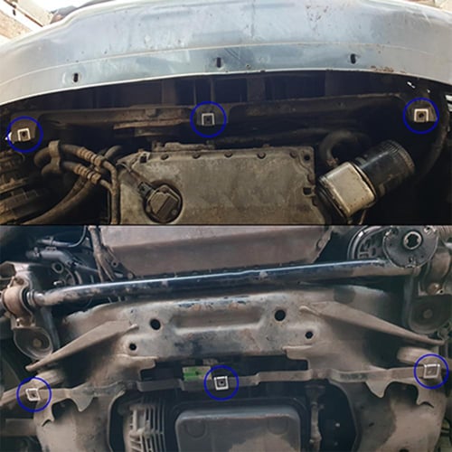 Vw passat plastic undertray deals