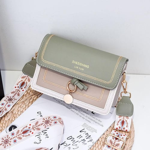 Wide strap bag trend best sale