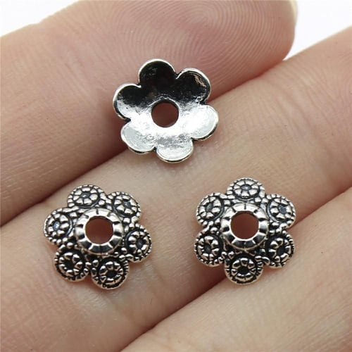 Bead end store caps for jewelry