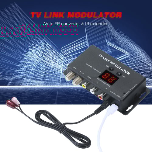 TVLINK Modulator AV to RF Convertor & IR Extender RF Modulator buy