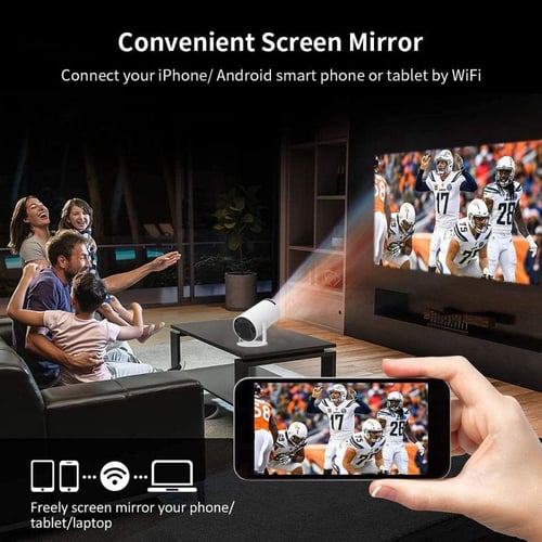 HD True 720P WIFI Portable Projectors 4K MINI Projector TV Home
