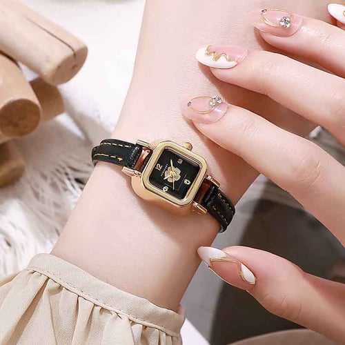 Butterfly Digital Belt Watch Fashion Personalized Simple Watch Set
