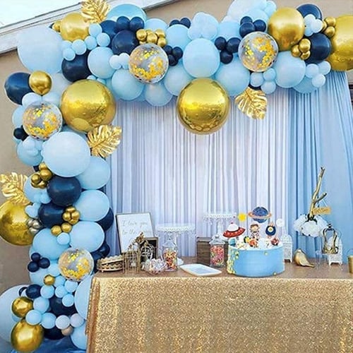 Black and gold sale baby shower decor