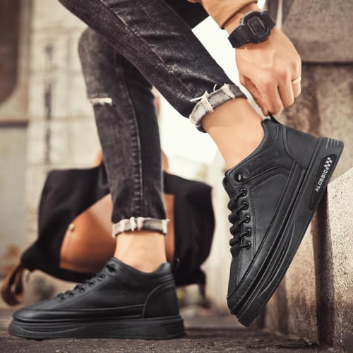 Motorcycle ankle sale boots mens