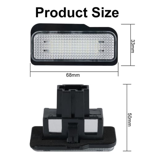 W211 number cheap plate bulb