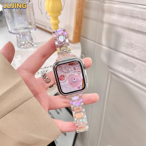 Rainbow apple best sale watch band 42mm