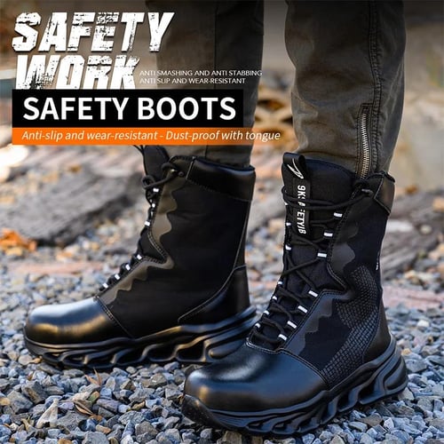 Military style safety boots clearance