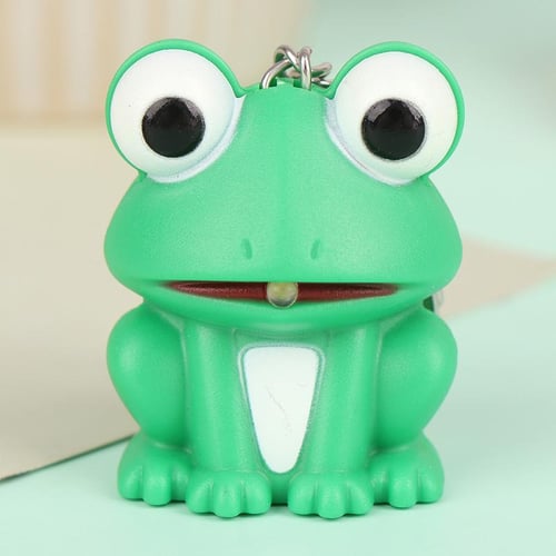 Fun Cute Green Frog Keychain With Led Light Sound Keyring Kids Toy Gift buy Fun Cute Green Frog Keychain With Led Light Sound Keyring Kids Toy Gift